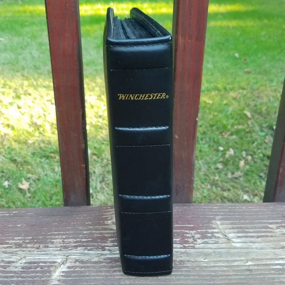 Winchester Photo Album Genuine Leather - BLACK
